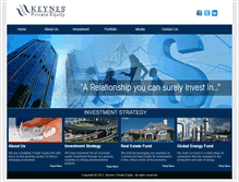 Tablet Screenshot of keynesprivateequity.com